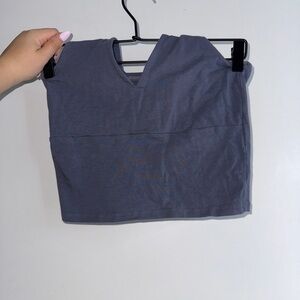 Hollister Blue Halter Cropped Top